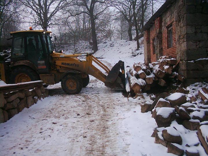 bývalé stropní trámy